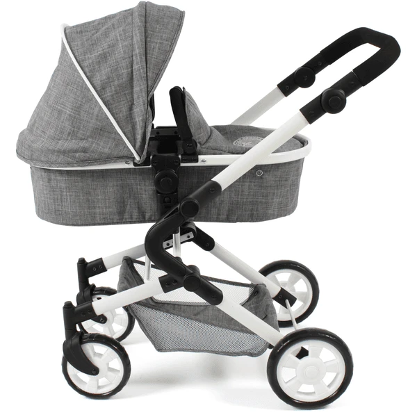 BAYER CHIC 2000 Combi Poppenwagen LIA Jeans Grijs - Image 2