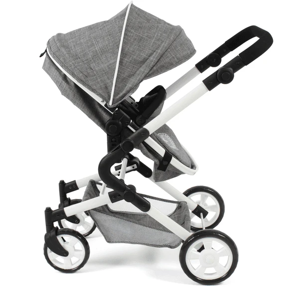 BAYER CHIC 2000 Combi Poppenwagen LIA Jeans Grijs - Image 3