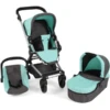 BAYER CHIC 2000 Fides 3 In 1 Combi Poppenwagen Melange Mint