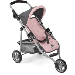 BAYER CHIC 2000 Jogging Buggy LOLA Melange Antraciet-roze