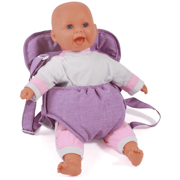 BAYER CHIC 2000 Poppen Draagriem Melange Lila - Image 2