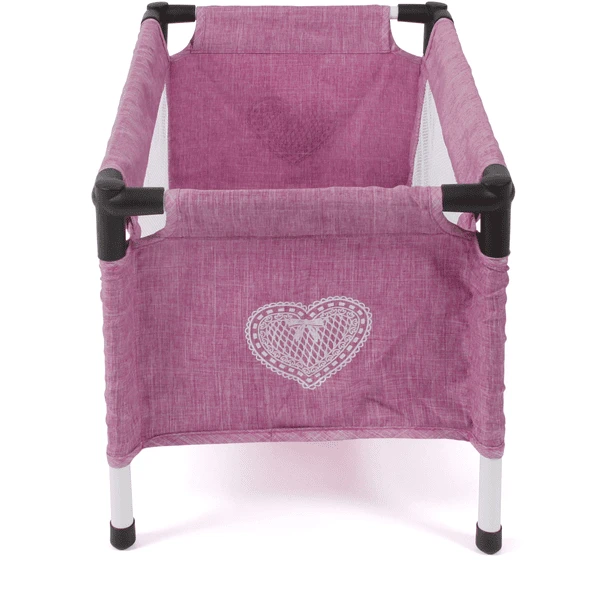 BAYER CHIC 2000 Poppen Reisbedje Jeans Roze - Image 2