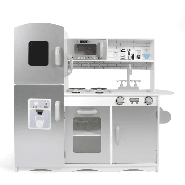 BAYER CHIC 2000 Speelkeuken Wit / Zilver