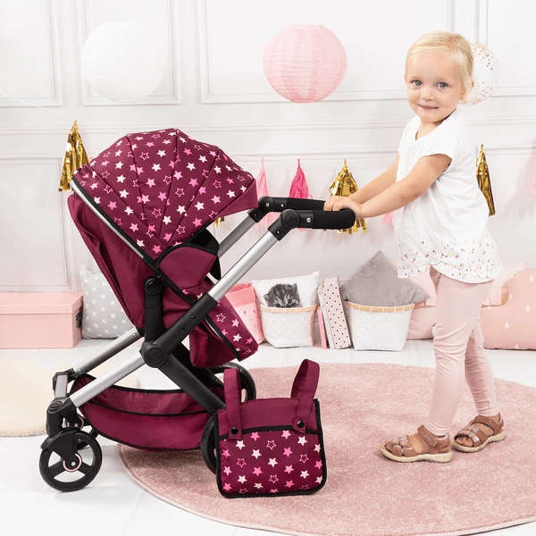 Bayer Design Combi Poppenwagen Xeo Bordeaux - Image 2
