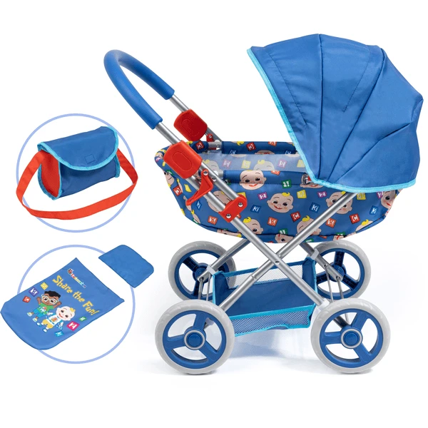 Bayer Design Cosy Cocomelon Poppenwagen, Blauw - Image 2