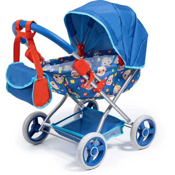 Bayer Design Cosy Cocomelon Poppenwagen, Blauw