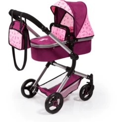 Bayer Design Neo Vario Combinatie Poppenwagen Pruim, Met Fee