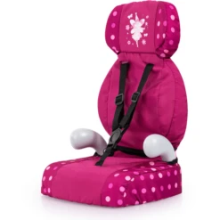 Bayer Design Poppen Autostoel Deluxe Bordeaux, Met Fee