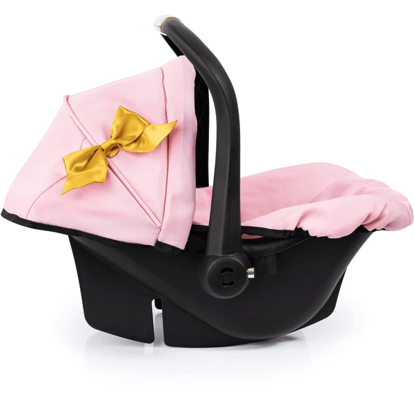 Bayer Design Poppen Autostoel Met Dak, Roze/goud - Image 5