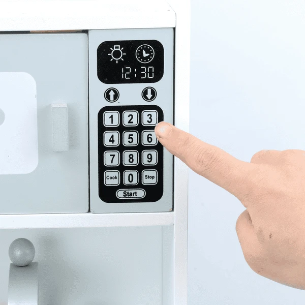 Bino Kinderkeuken Met Wasmachine En Toebehoren, Wit - Image 4