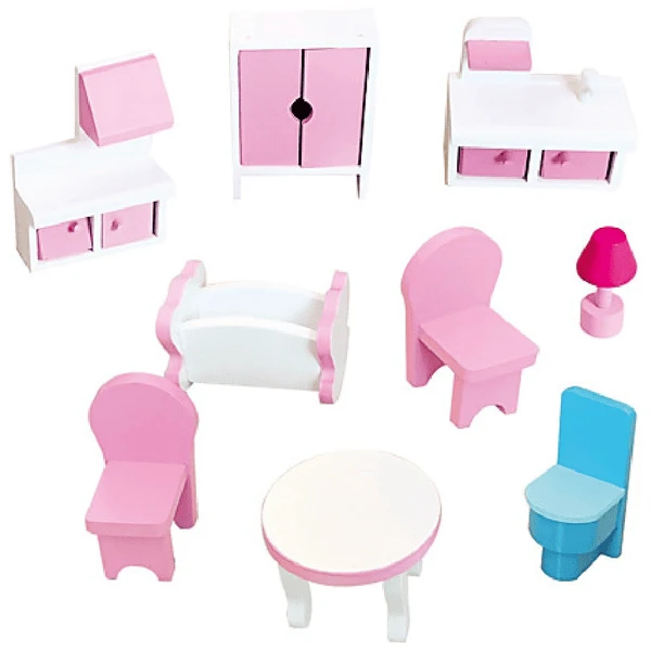 Bino Poppenhuis LED-verlicht, 9-delig - Image 3