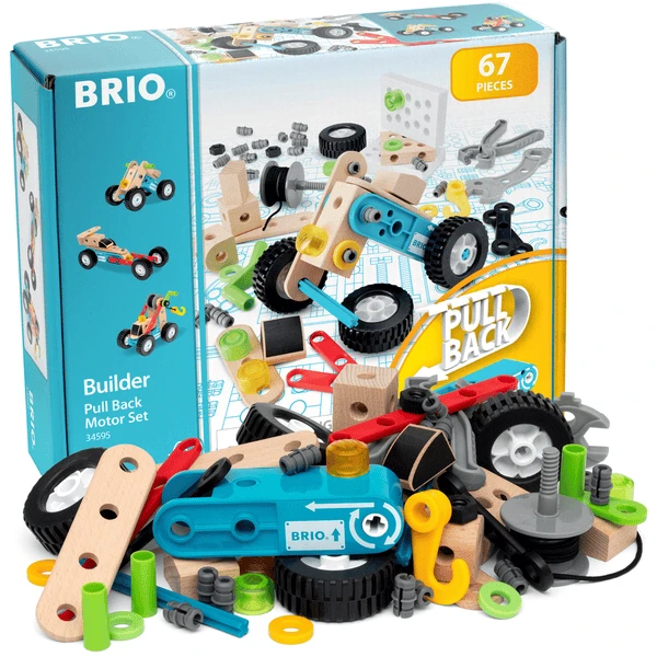 BRIO ® Build Er Pull-along Motor Bouwset, 67-delig. - Image 3