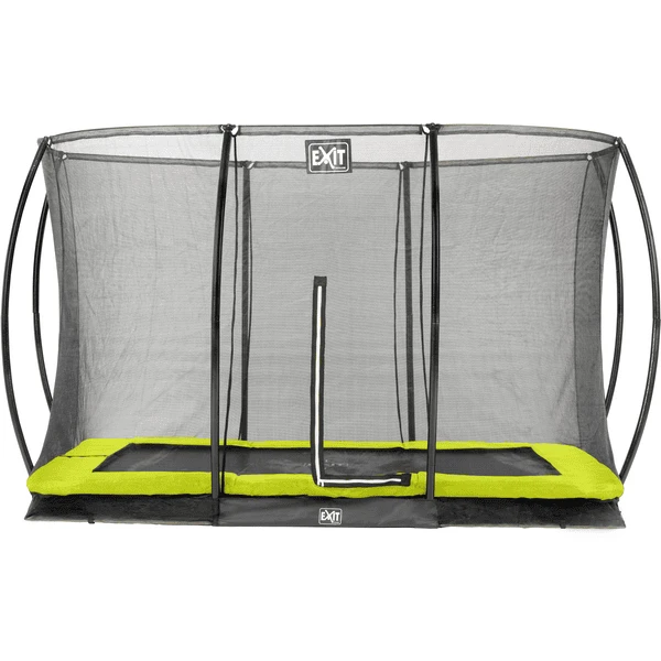 EXIT TOYS EXIT Silhouette Inground Trampoline 214x305cm Met Veiligheidsnet - Groen
