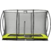EXIT TOYS EXIT Silhouette Inground Trampoline 244x366cm Met Veiligheidsnet - Groen