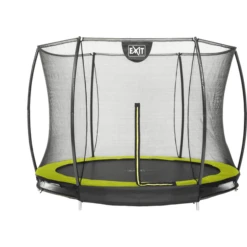EXIT TOYS EXIT Silhouette Inground Trampoline ΓΈ305cm Met Veiligheidsnet - Groen