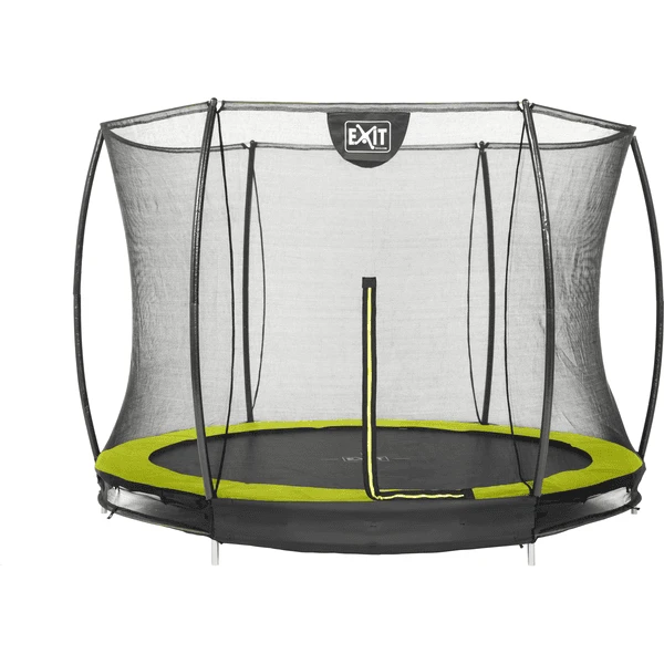 EXIT TOYS EXIT Silhouette Inground Trampoline ø305cm Met Veiligheidsnet - Groen