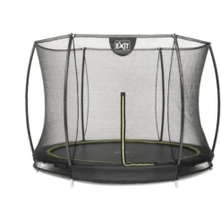 EXIT TOYS EXIT Silhouette Inground Trampoline ΓΈ305cm Met Veiligheidsnet - Zwart