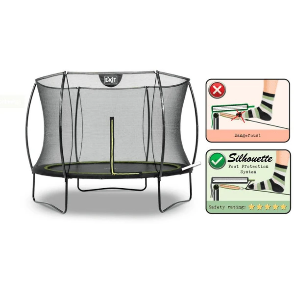 EXIT TOYS EXIT Silhouette Trampoline ø244cm - Zwart - Image 2