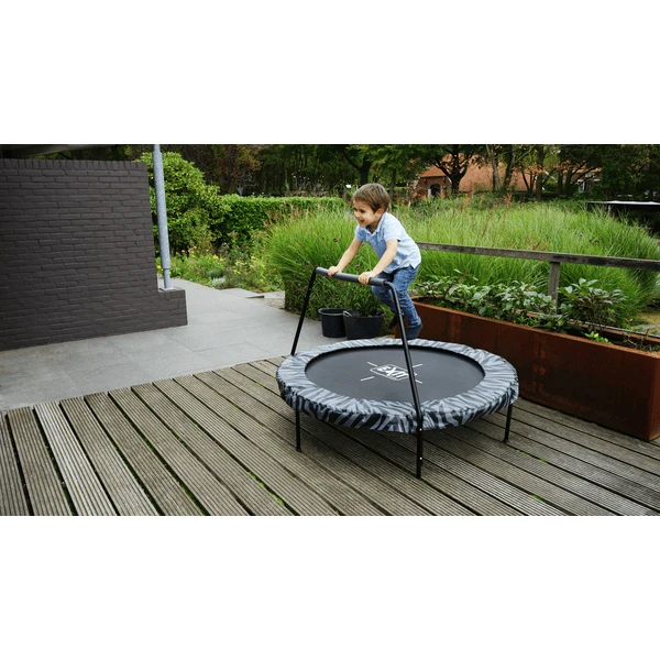 EXIT TOYS EXIT Tiggy Junior Trampoline Met Handvat ø140 Cm, Zwart/grijs - Image 5