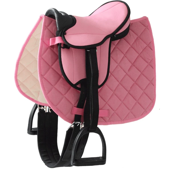 Helga Kreft "Zadelset Voor Tuinpaarden, Roze" - Image 3