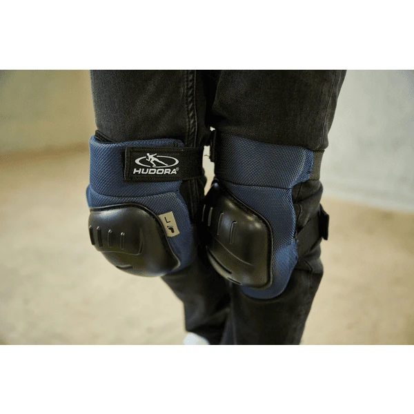 HUDORA ® Biomechanische Beschermerset Comfort Blauw - Afbeelding 2