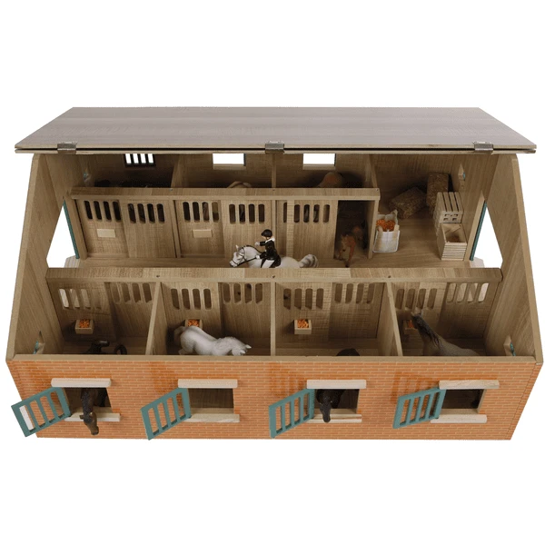 Kids Globe Boerderij Paardenstal Met 7 Boxen - Image 3