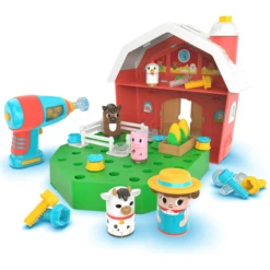 Learning Resources ® Design & Drill® Bolt Buddies® Barn