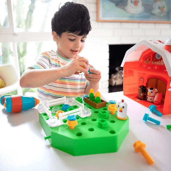 Learning Resources ® Design & Drill® Bolt Buddies® Barn - Image 4