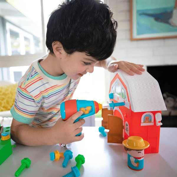 Learning Resources ® Design & Drill® Bolt Buddies® Barn - Image 5