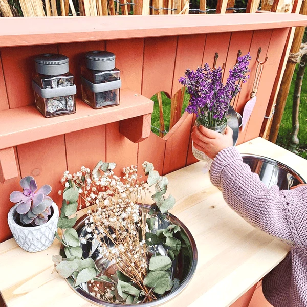 MUDDY BUDDY Buitenspeelkeuken "Adventurer Heart " Poeder Roze - Image 2