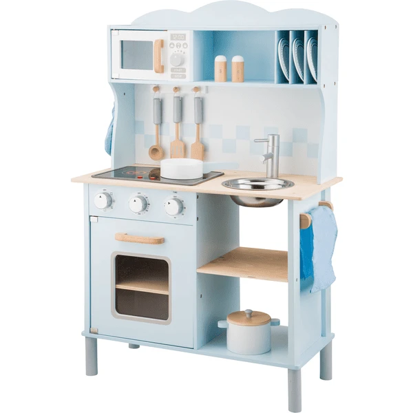 New Classic Toys® New Classic Toys Speelkeuken - Modern Blauw Met Kookplaat - Image 2