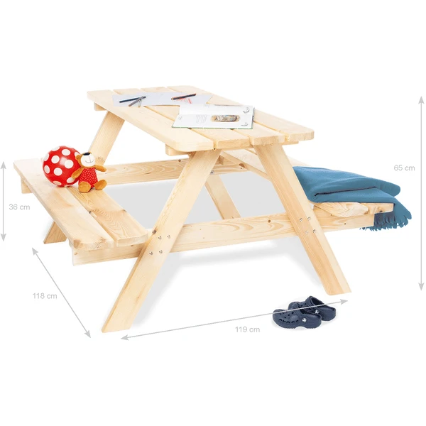 Pinolino Nicki Kinderstoelset Voor 4 Maxi, Naturel - Image 2