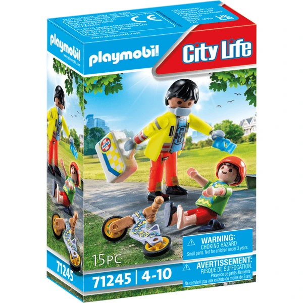 PLAYMOBIL ® Paramedicus Met Patiënt