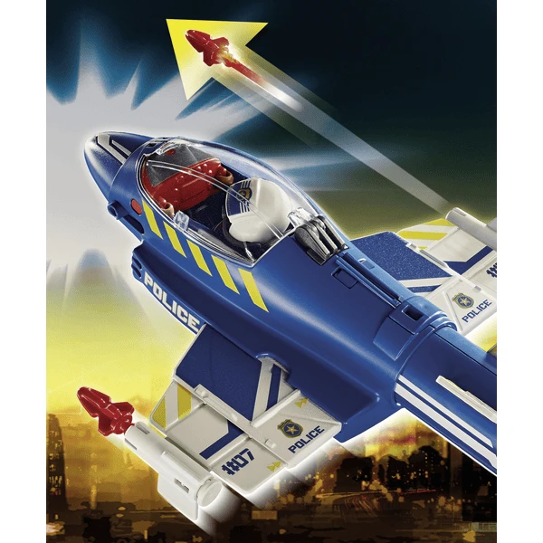 PLAYMOBIL ® Politie Jet Drone Achtervolging - Image 3