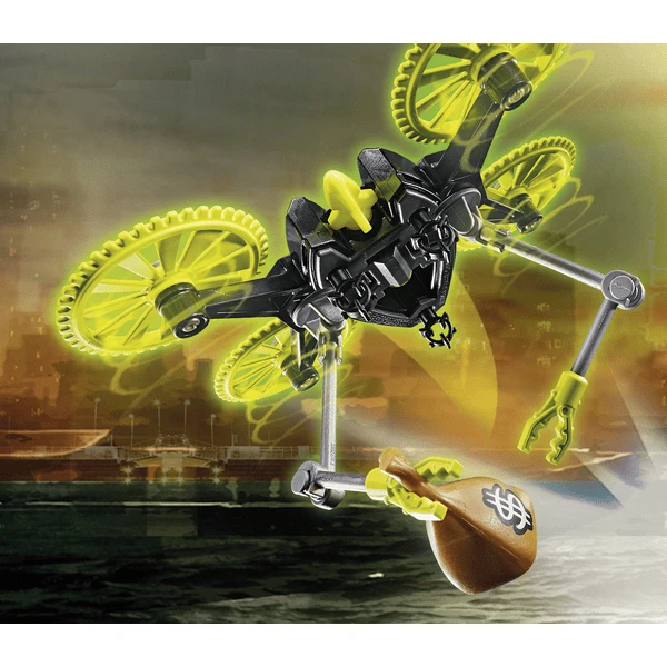 PLAYMOBIL ® Politie Jet Drone Achtervolging - Image 4