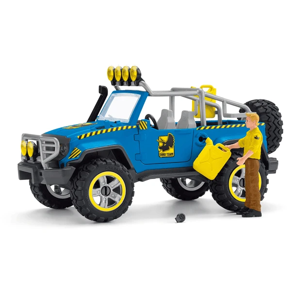 Schleich Speelset Off-Road Voertuig Met Dino Buitenpost 41464 - Image 3