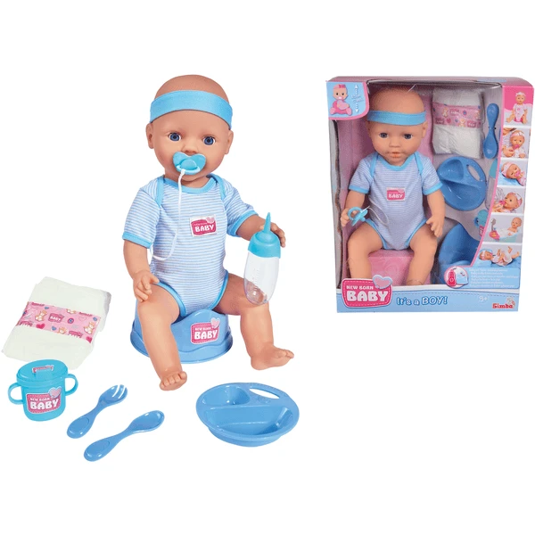 SIMBA New Born Baby Babypop Jongetje 43 Cm - Image 2