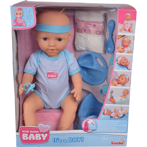 SIMBA New Born Baby Babypop Jongetje 43 Cm - Image 5