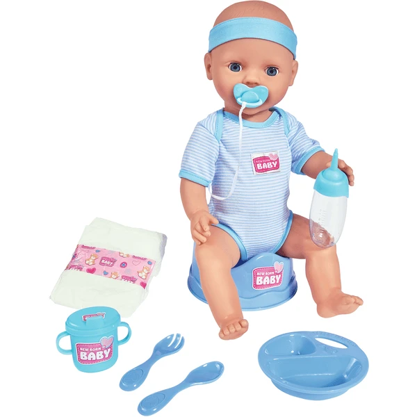 SIMBA New Born Baby Babypop Jongetje 43 Cm