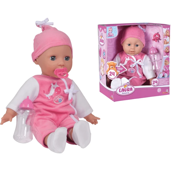 Simba Soft Body Doll Laura - Baby Talk 38cm - Image 5