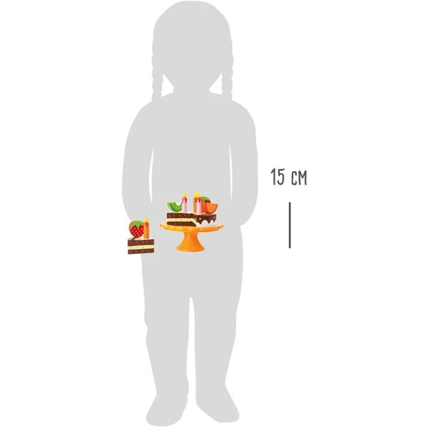 Small Foot ® Houten Snijdende Verjaardagstaart - Image 3