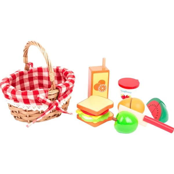 Small Foot® Picknickmand Met 'snijbaar' Eten - Image 2