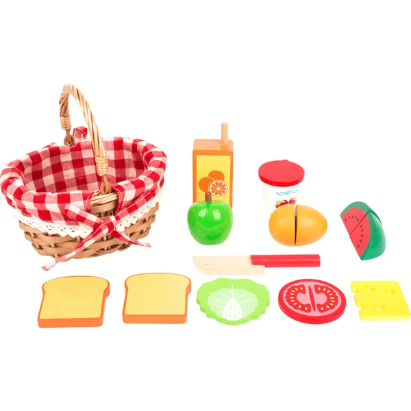 Small Foot® Picknickmand Met 'snijbaar' Eten - Image 3