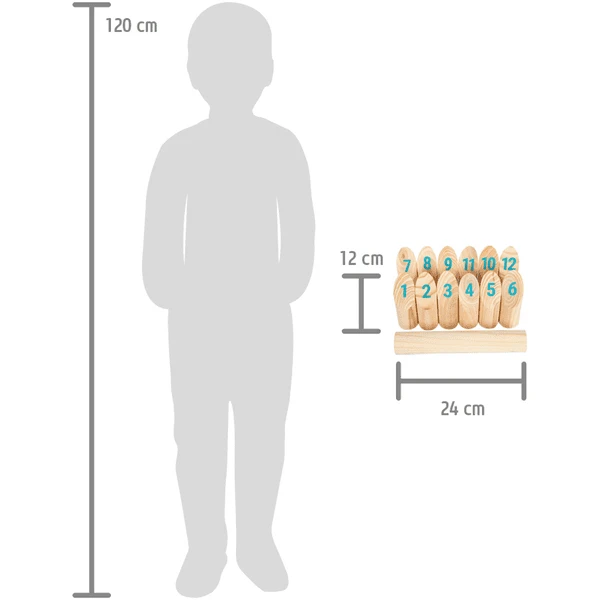 Small Foot ® Vikingspel Kubb Met Getallen " Active - Image 5