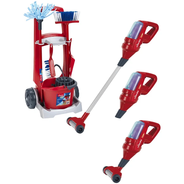 Theo Klein Vileda Bezemwagen Met Up Right Stofzuiger - Image 4