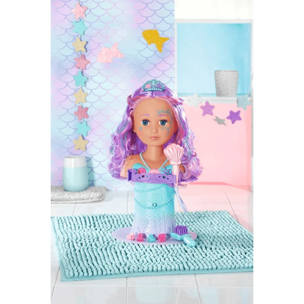Zapf Creation BABY BornĀ® Zuster Styling Hoofd Zeemeermin - Image 3